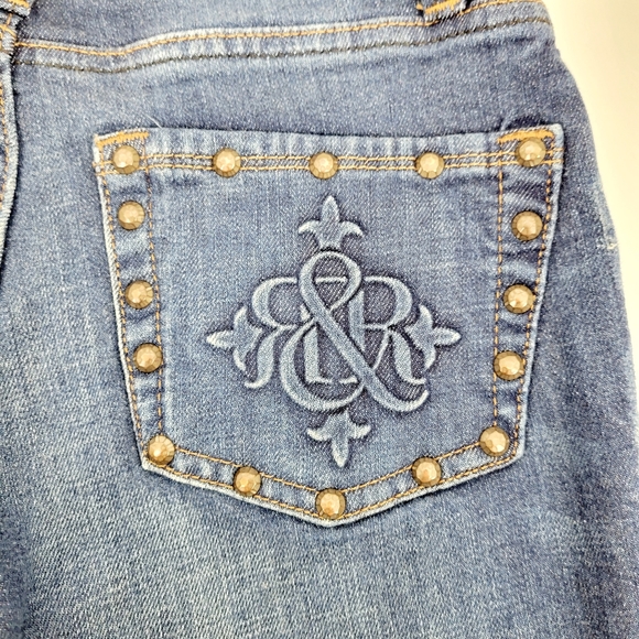 Rock & Republic Kasandra Bootcut Jeans Size 2M~Actual 26×31~Low Rise~Distressed - Picture 8 of 9